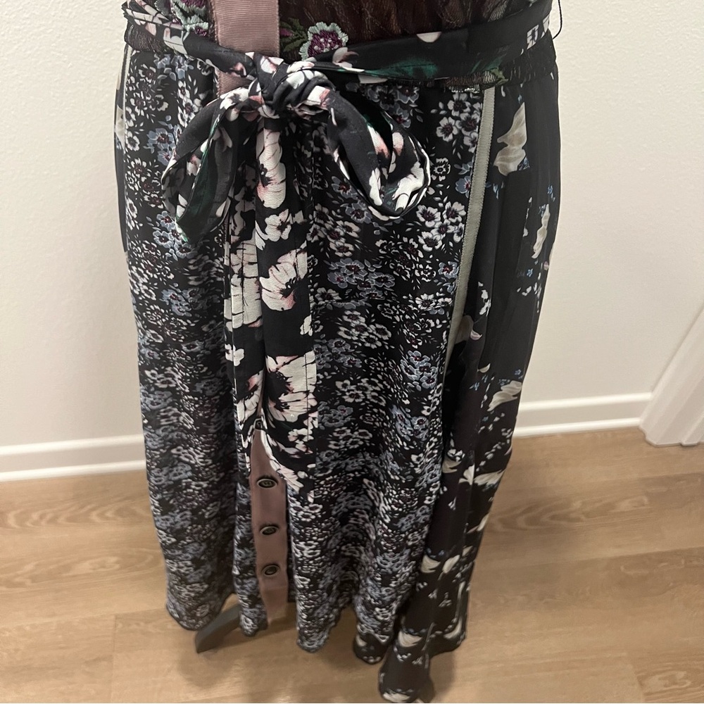 Byron Lars Lace High-Low Maxi Dress 10 - Picture 4 of 11